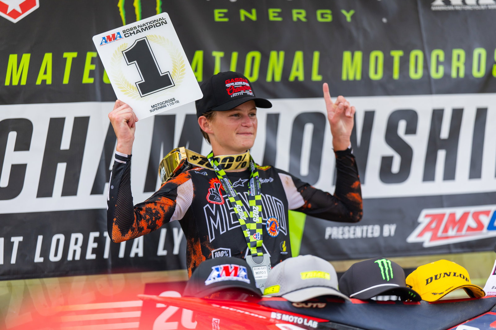 Supermini 1 (12-15) and Supermini 2 (13-16) Champion: Darren Pine (GASGAS)