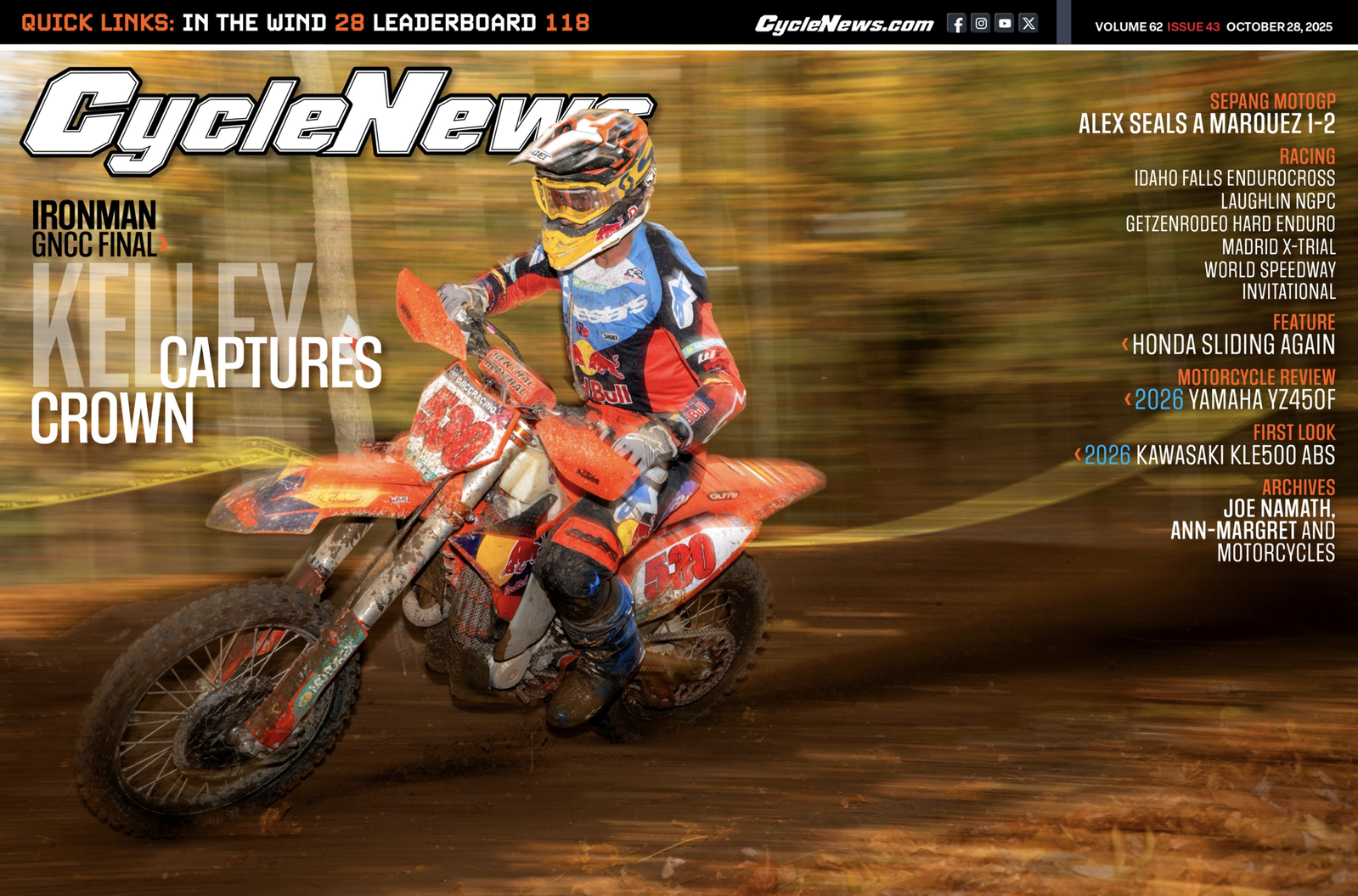 Cycle News cover