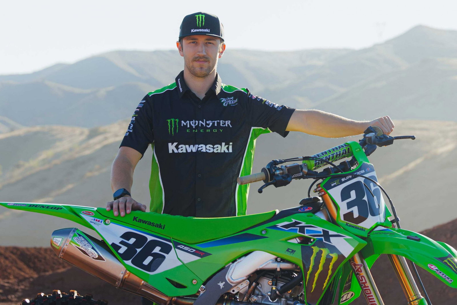 Marchbanks on Kawasaki 450 Spot: 