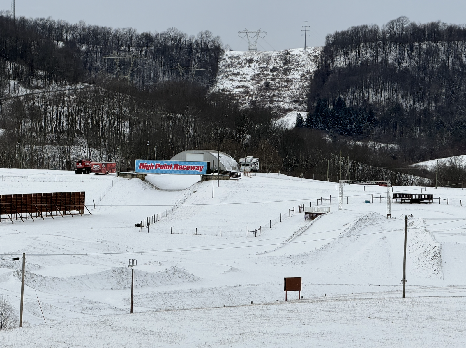 High Point Raceway on New Year's Day.