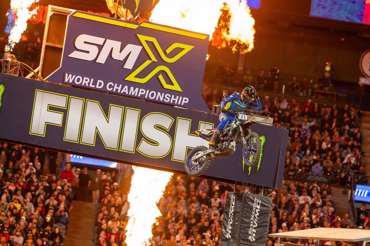 Monster Energy Yamaha Star Racing's Max Anstie became the oldest winner in the history of the 250SMX Class with an impressive victory to open the Western Division Championship.