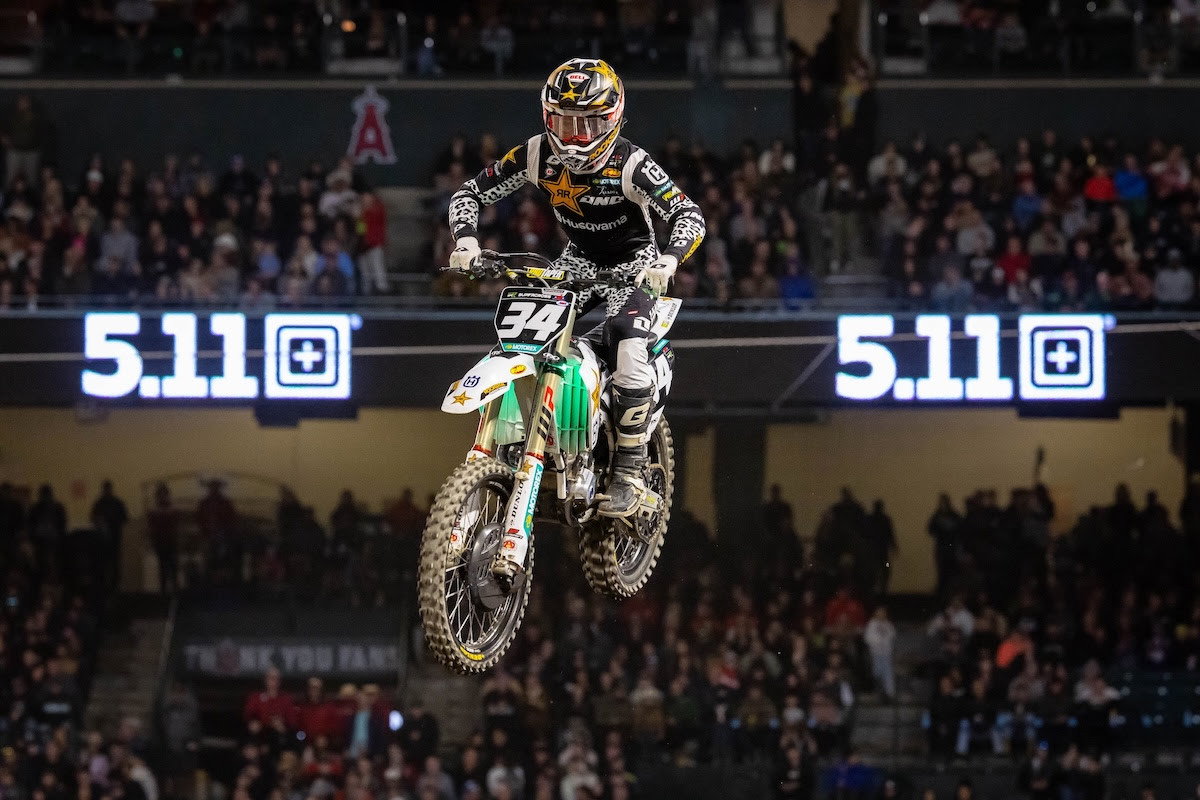 A holeshot in the Main Event helped Rockstar Energy Husqvarna Factory Racing's Ryder DiFrancesco break through for his first career podium result.