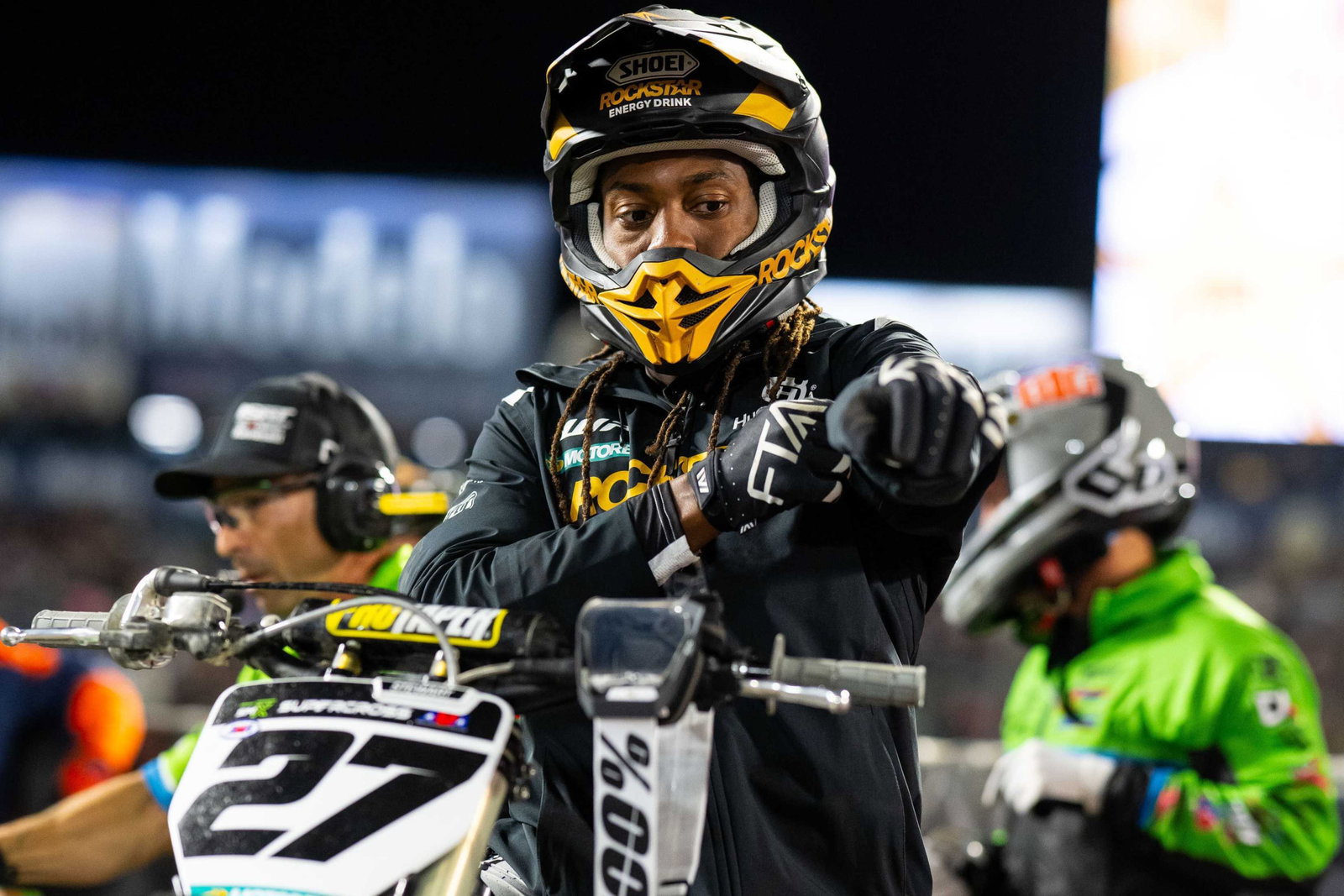 Justin Barcia and Malcolm Stewart Updates After Scary Crash at Start of Anaheim 1 SX Main Event [Update]