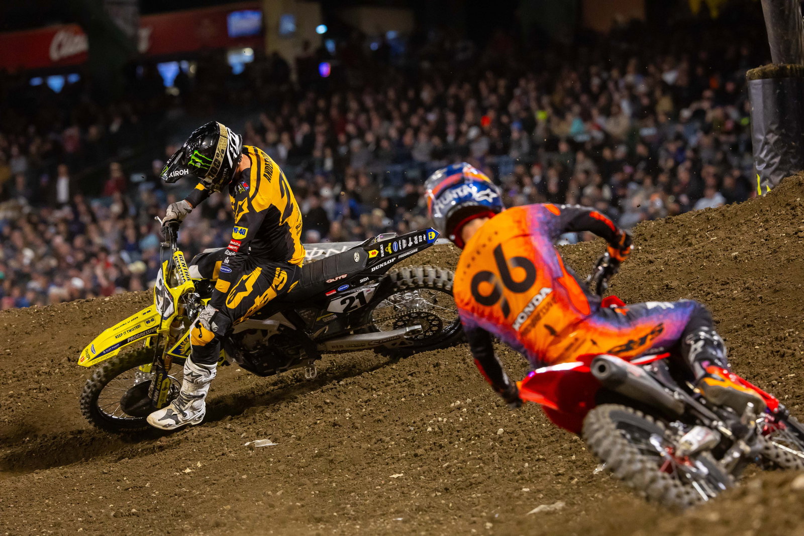 Hunter Lawrence exercised caution when trailing Jason Anderson on Saturday night.