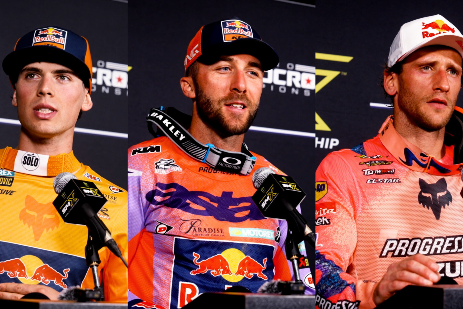 Anaheim 1 450SX Interviews: Prado, Roczen, and Tomac