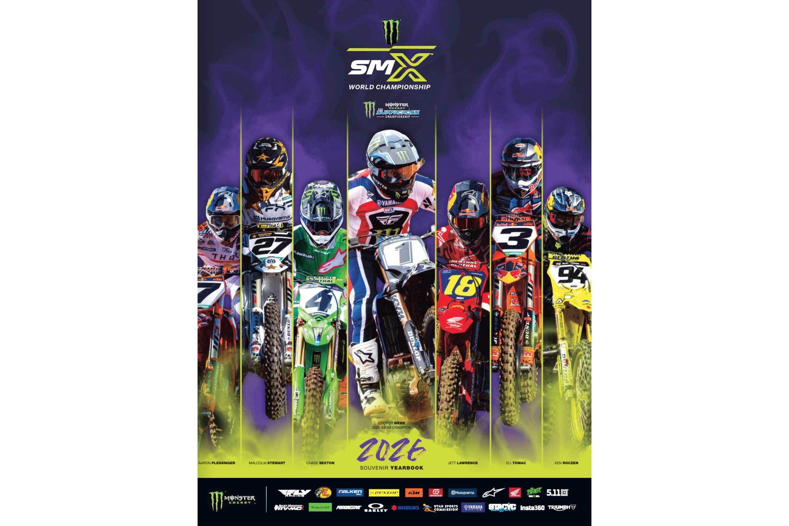 2026 Monster Energy AMA Supercross Souvenir Program Available at Legends and Heroes at Each SX Round