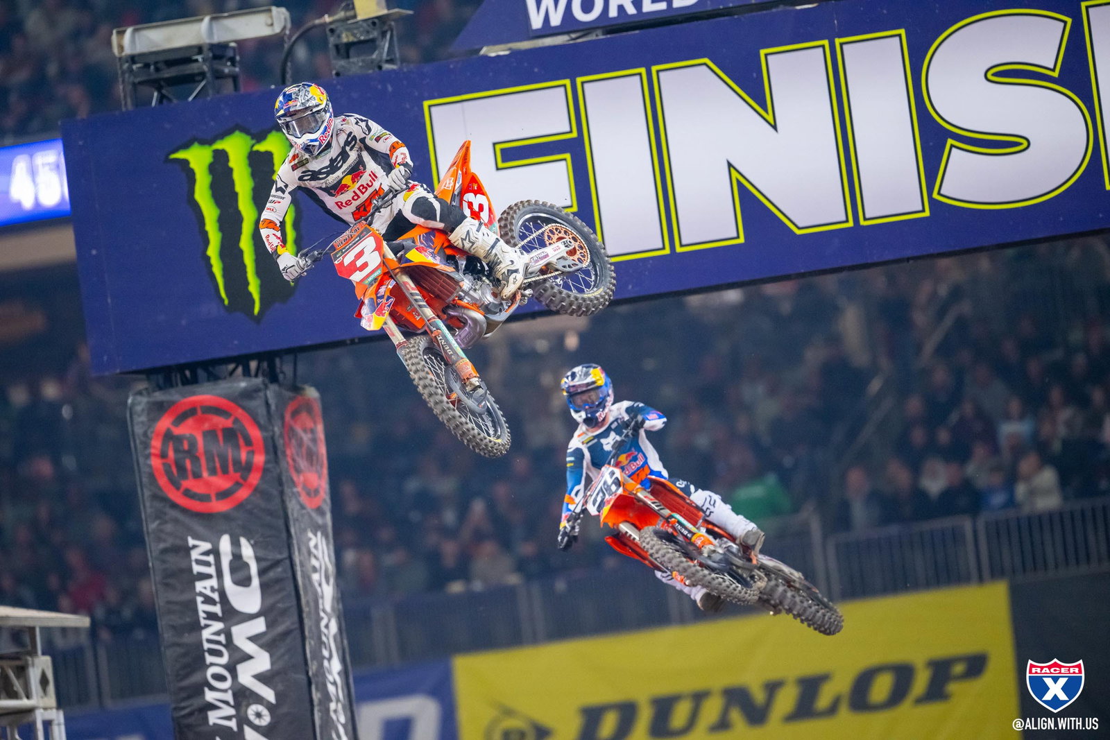 Tomac is the 450SX points leader through four rounds.