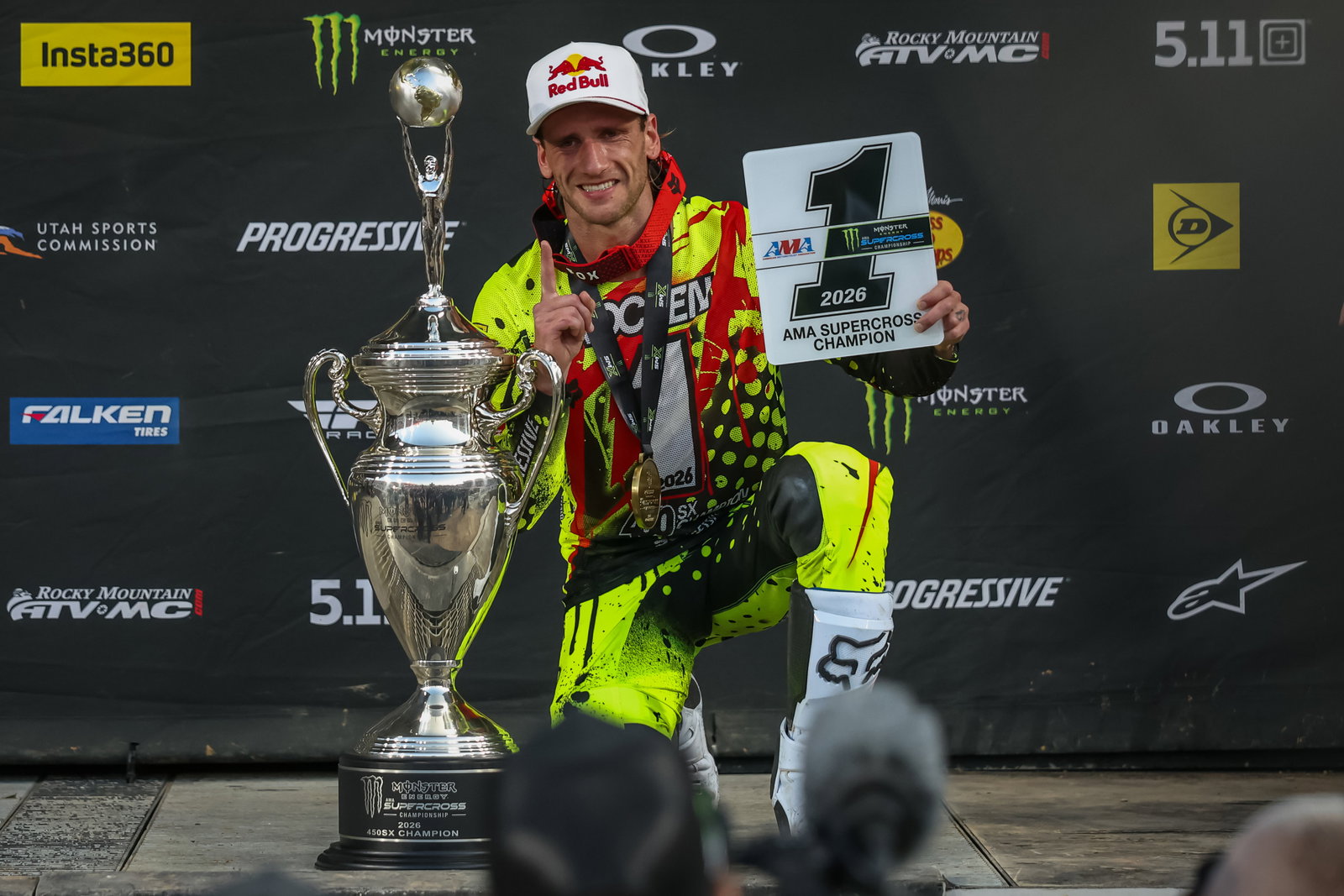 Ken Roczen. 2026 AMA 450 Supercross Champion. -GBrakes - Racer X