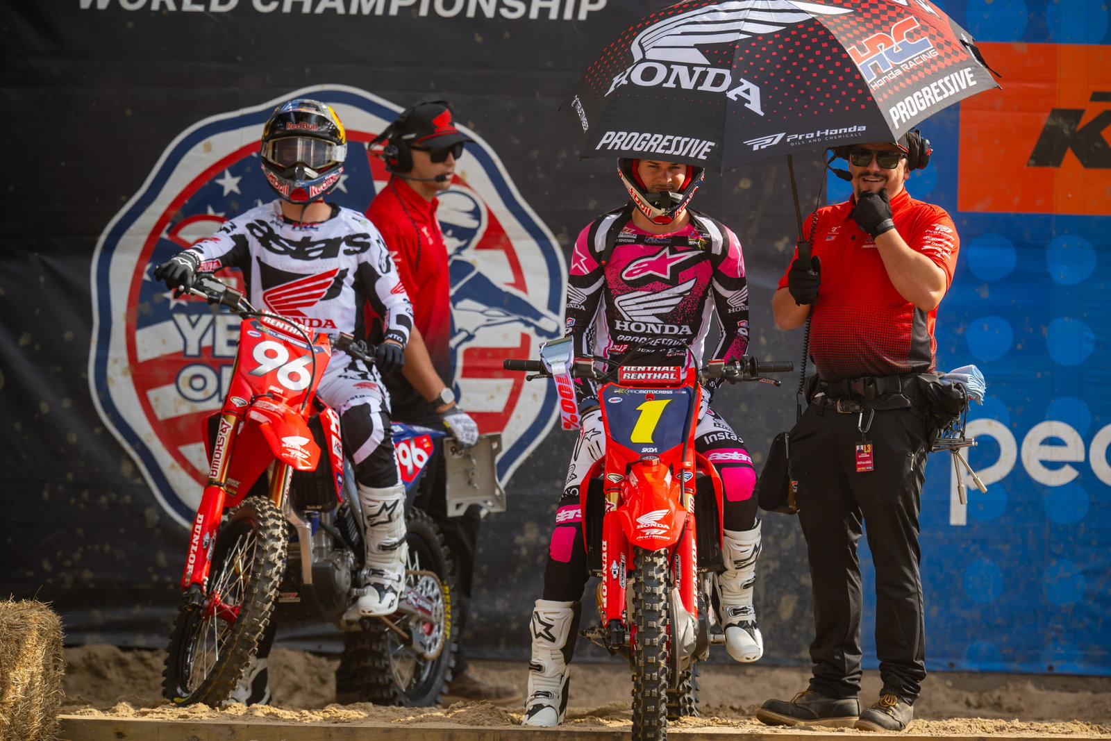 Jett Lawrence leads Hunter Lawrence by one point heading into Spring Creek.&nbsp;