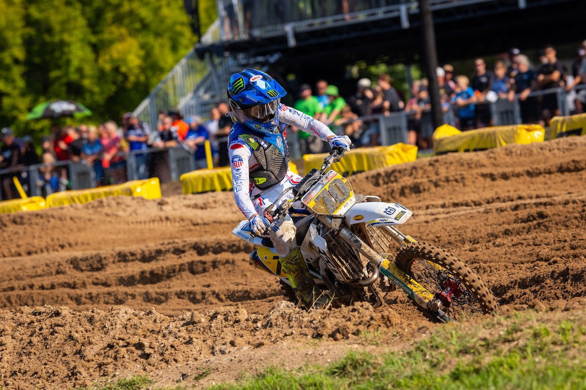 Husqvarna rider Trisan Prueitt sits in control of his own destiny following two moto wins.