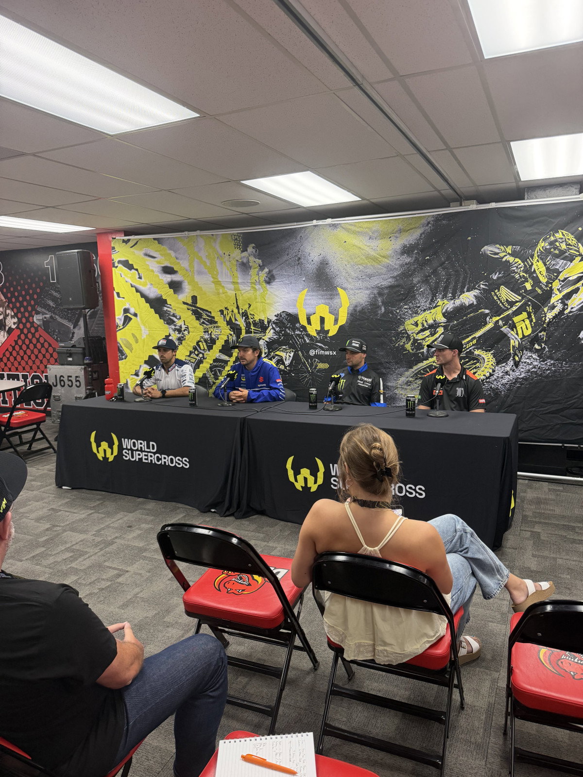 Yes, Matthes actually in a press conference. Here is the picture proo!