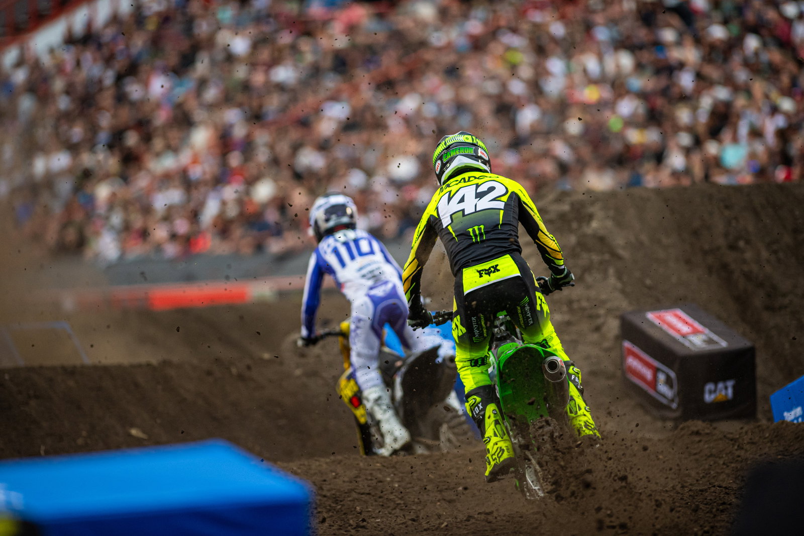 McAdoo got his full Pro Circuit bike for the race so he can collect WSX points. He'll be on the Quad Lock Honda team when the series resumes.