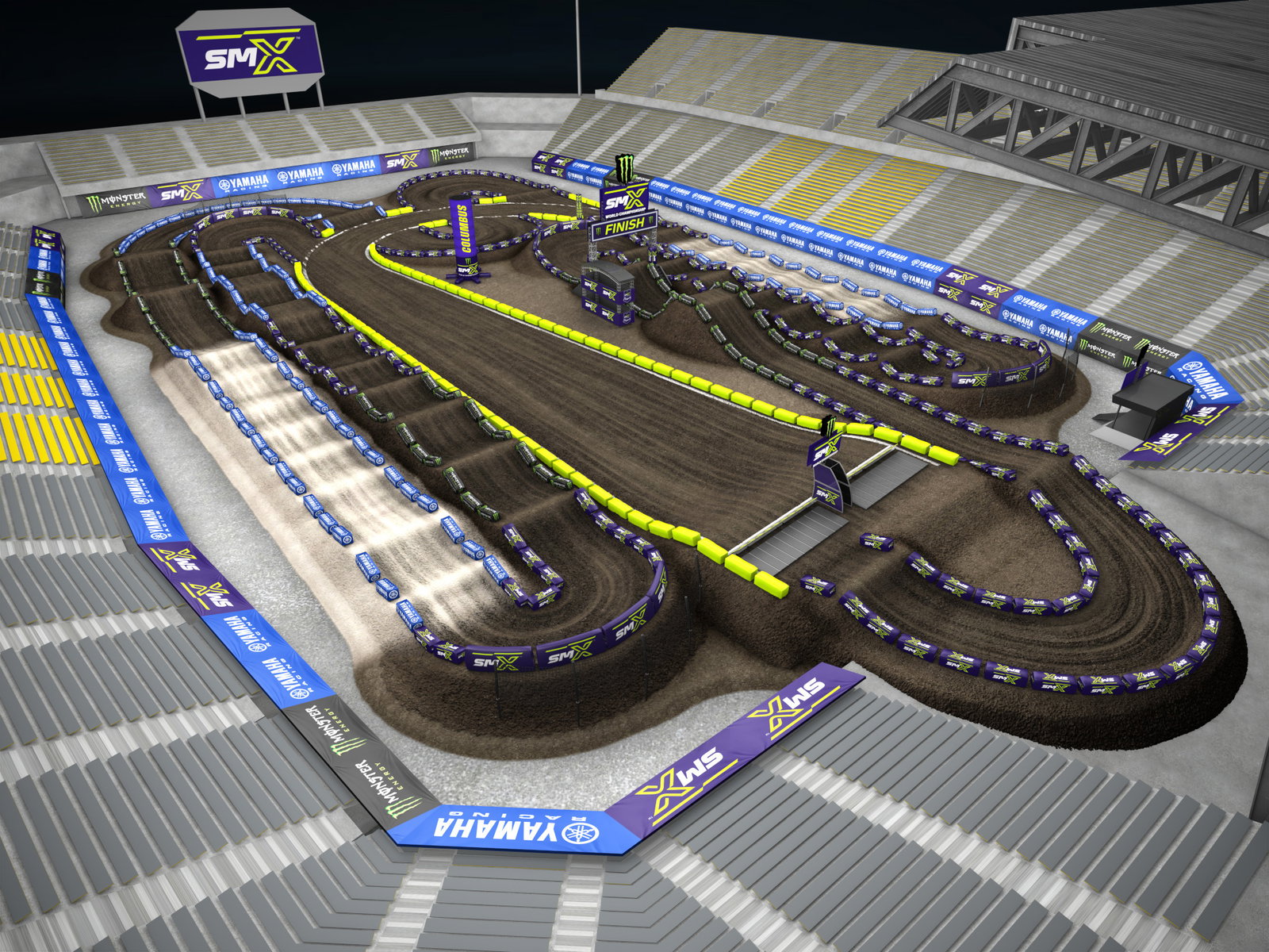 What Does the Columbus SMX Playoffs Track Look Like? Watch: Track Map Video