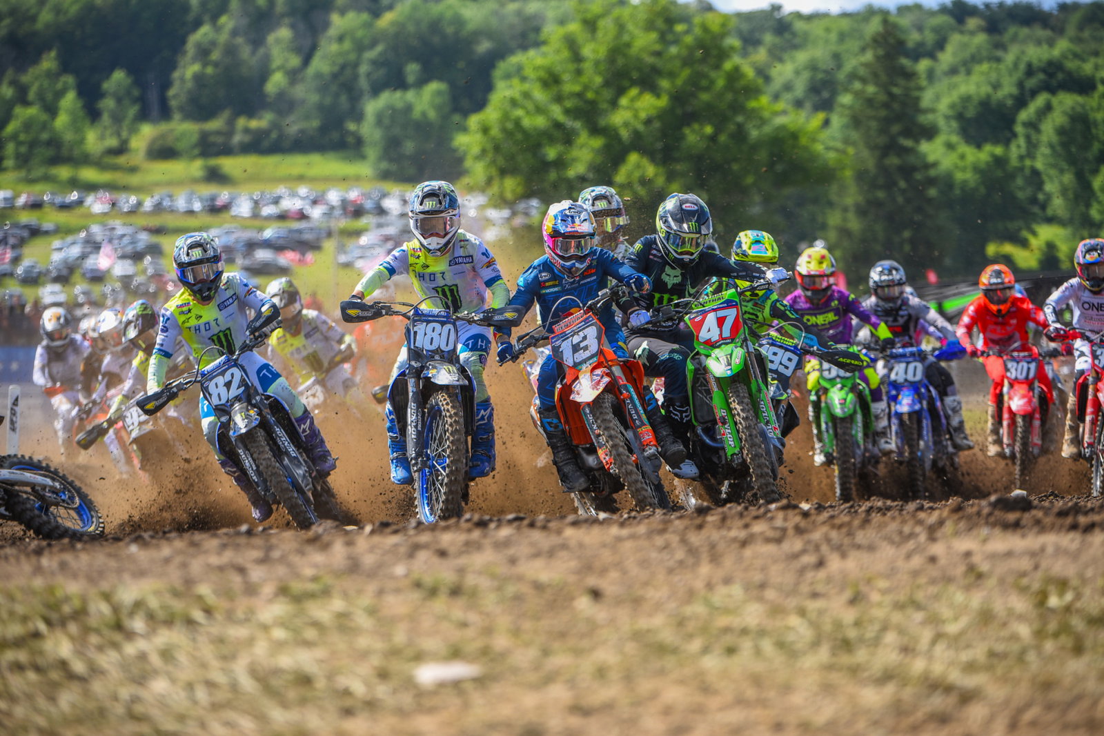 Tough Second Motos for Championship Leaders Levi Kitchen and Hunter Lawrence at Unadilla National