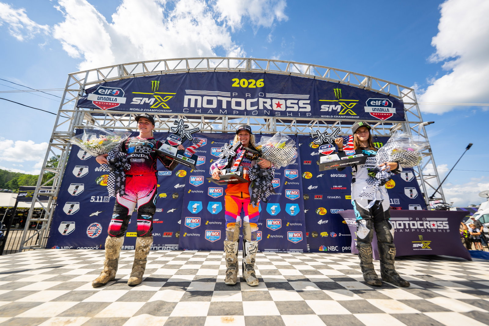 WMX Class overall podium.