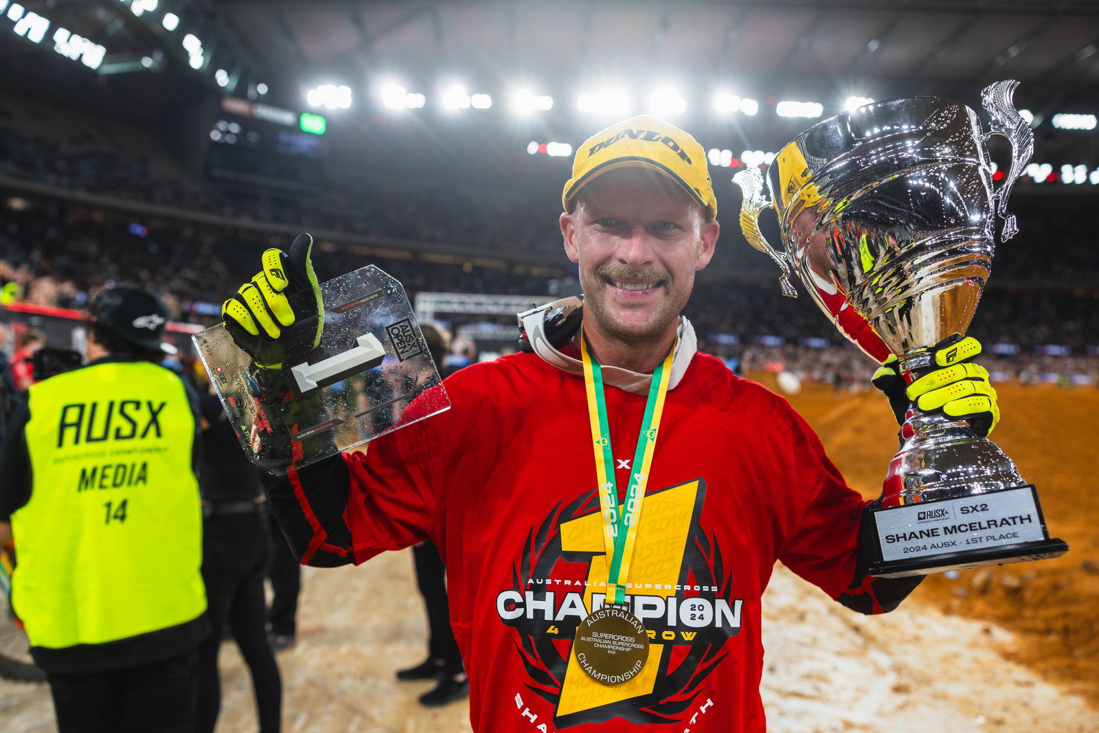 McElrath winning in Australia.