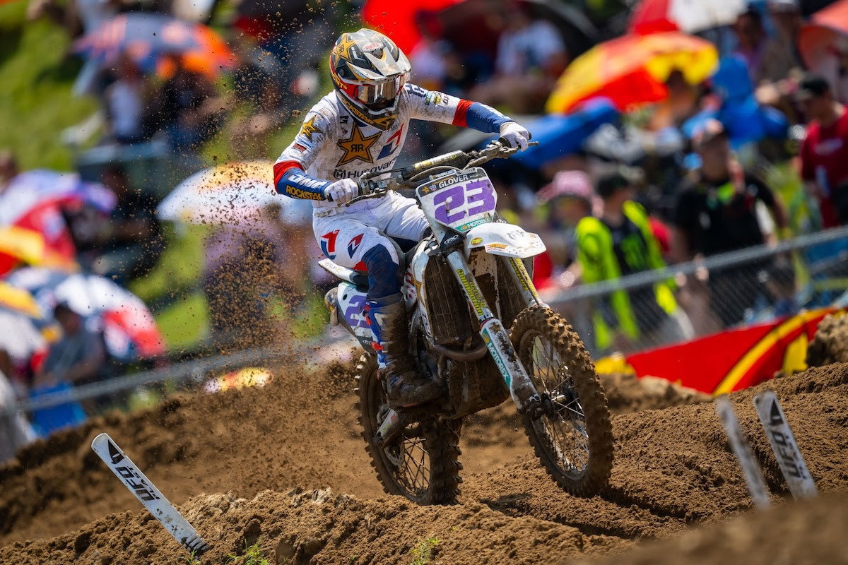 Rockstar Energy Husqvarna's Landon Gibson received Nicky Hayden AMA Motocross Horizon Award honors at Loretta Lynn's earlier this month.
