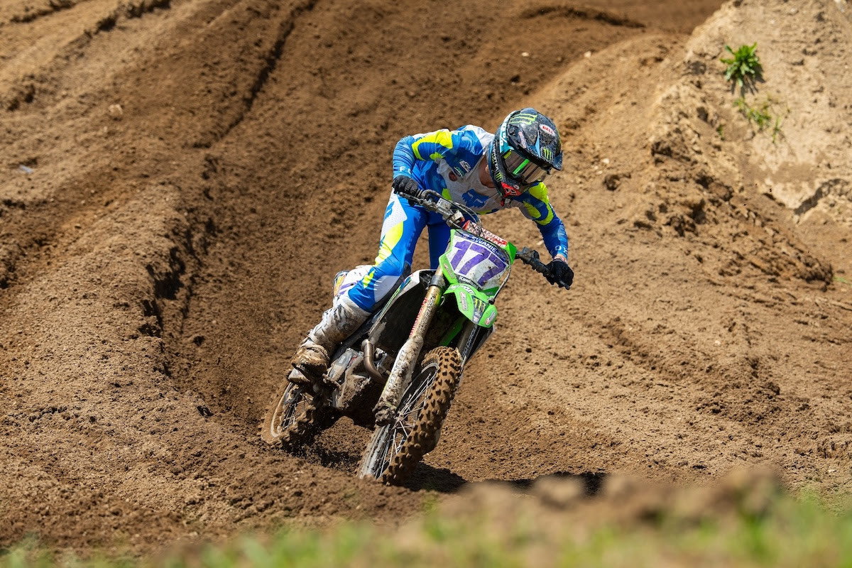 Monster Energy Kawasaki Team Green's Kade Johnson finished third at RedBud and will once again be a factor&nbsp;in the fight for the win at Ironman.