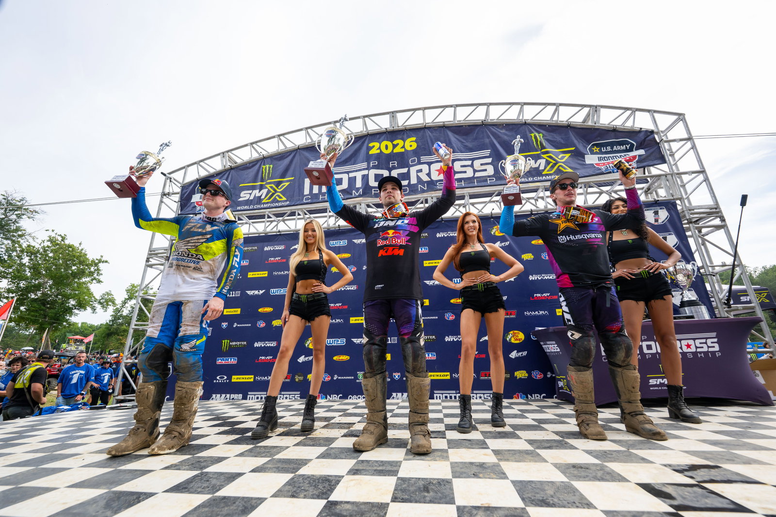 250 Class overall podium.