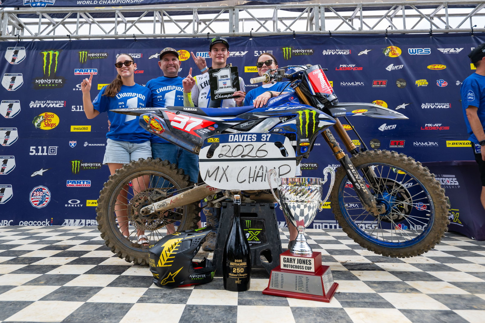 2026 250 Class AMA Pro Motocross Champion: Cole Davies (Yamaha)