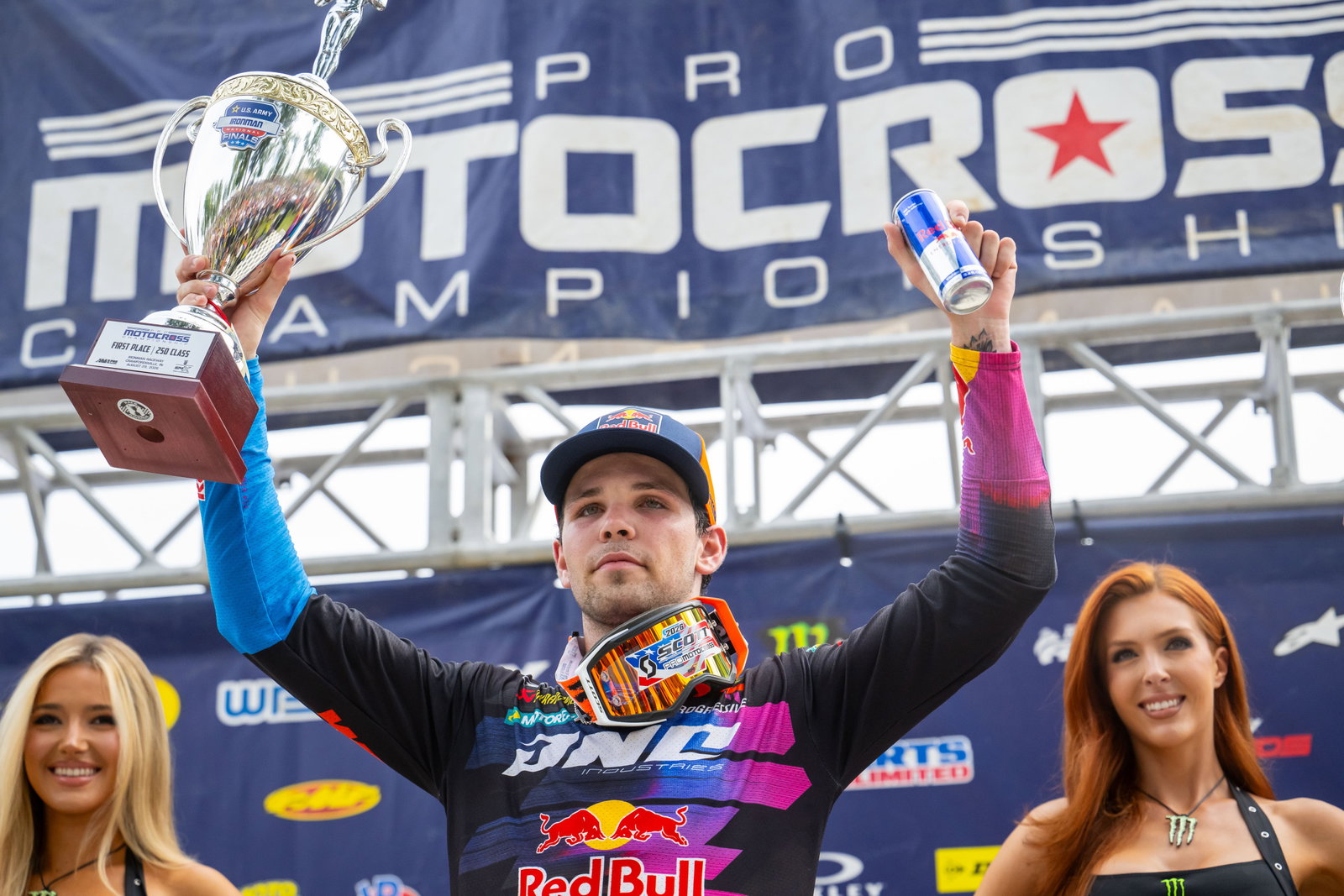 He earned two overall wins this summer and finished second in the 250 Class championship.