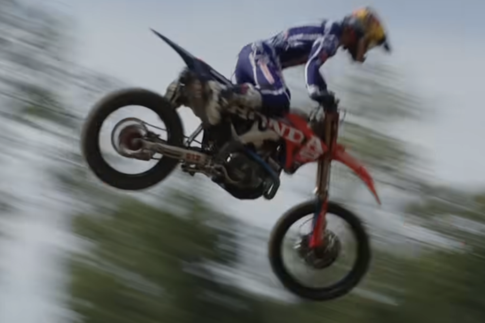 Watch: Jett Lawrence's Near Over the Bars Save Over Massive Tabletop During Ironman National