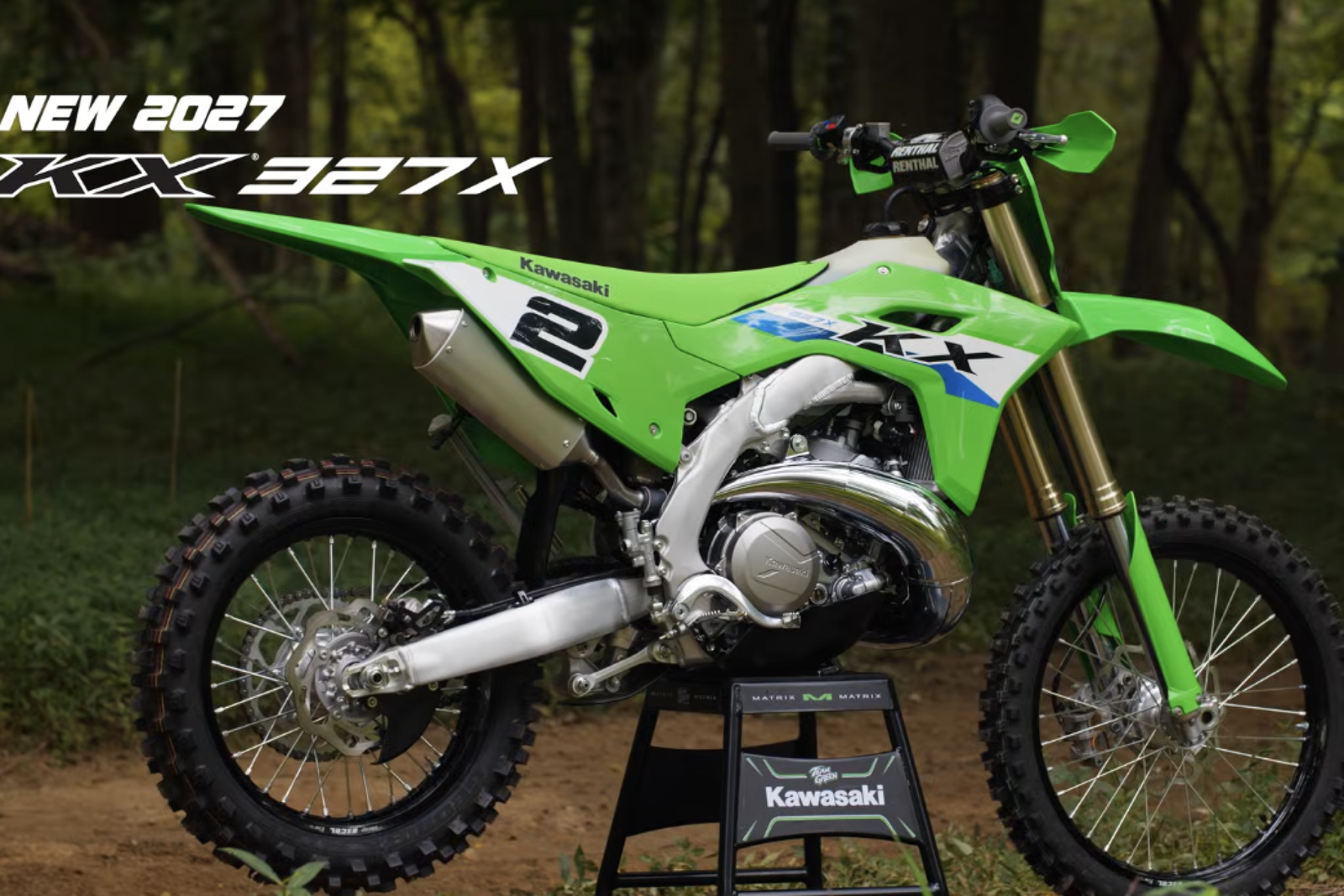 Video: Watch McGrath, Baylor, Villopoto, and Hodges Rip the All-New 2027 KX327 and KX327X Two-Strokes!