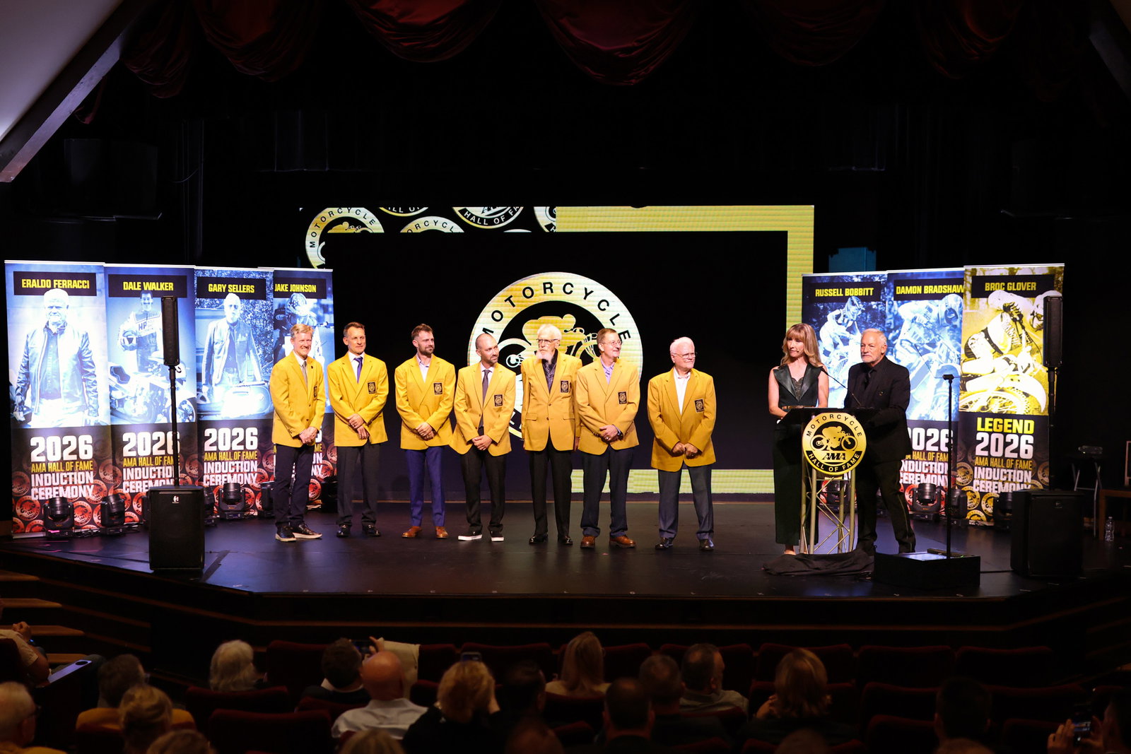 AMA Motorcycle Hall of Fame Inducts Six New Members, Honors Broc Glover as Hall of Fame Legend