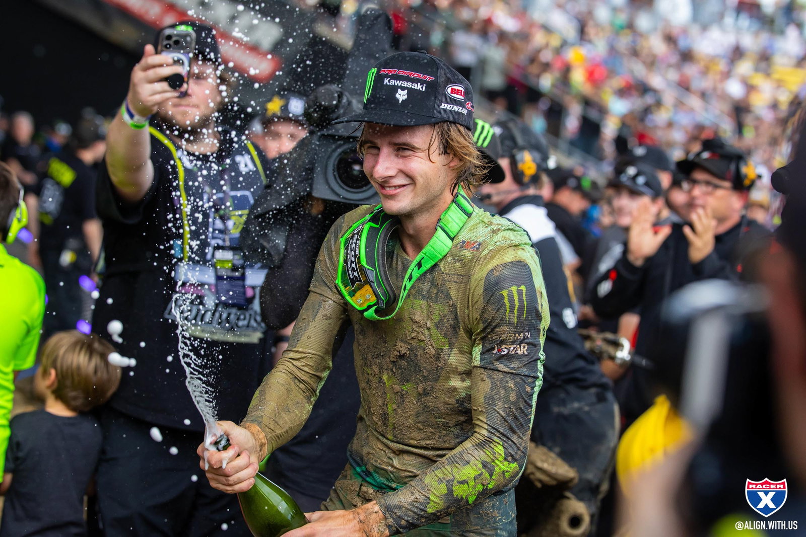 Levi Kitchen's 2-2 finishes gave him the overall win with the Olympic scoring used in the SMX Playoffs.