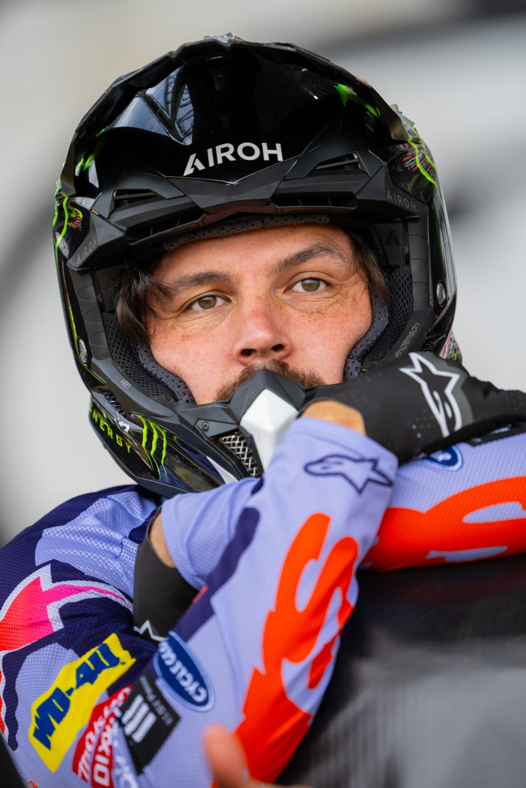 Jason Anderson was back on the gate for an SMX race for the first time since February 21, 2026. He was sneaky good in the first moto, finishing fifth. Unfortunately, he might have a hand injury.