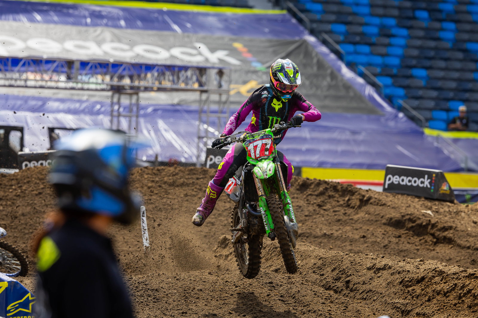 Kade Johnson was today's fastest SMX Next qualifier.