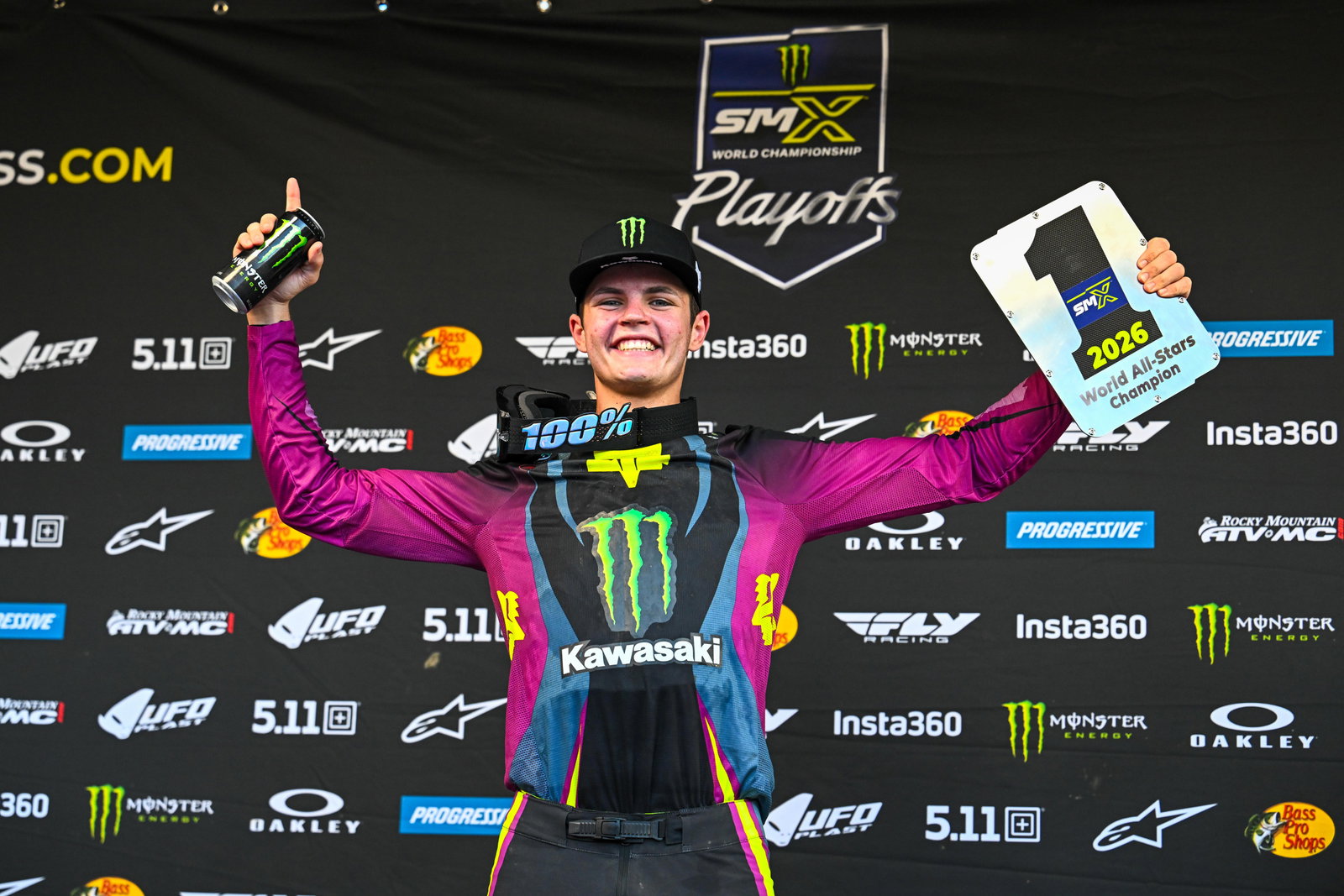 Kade Johnson Wins SMX Next World Championship in California