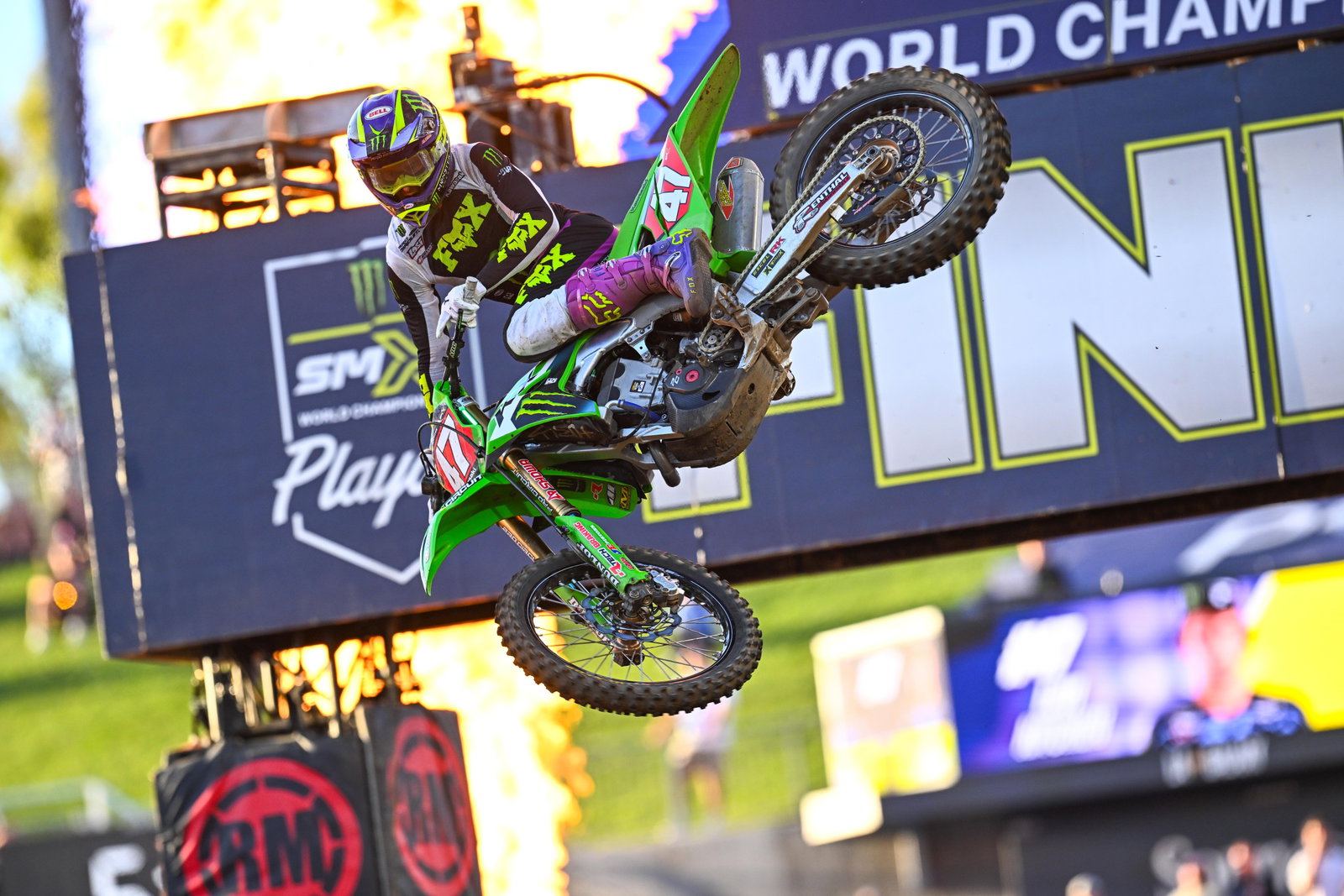 Watch: 250SMX, 450SMX, and SMX Next Video Highlights from Carson SMX Playoff 2