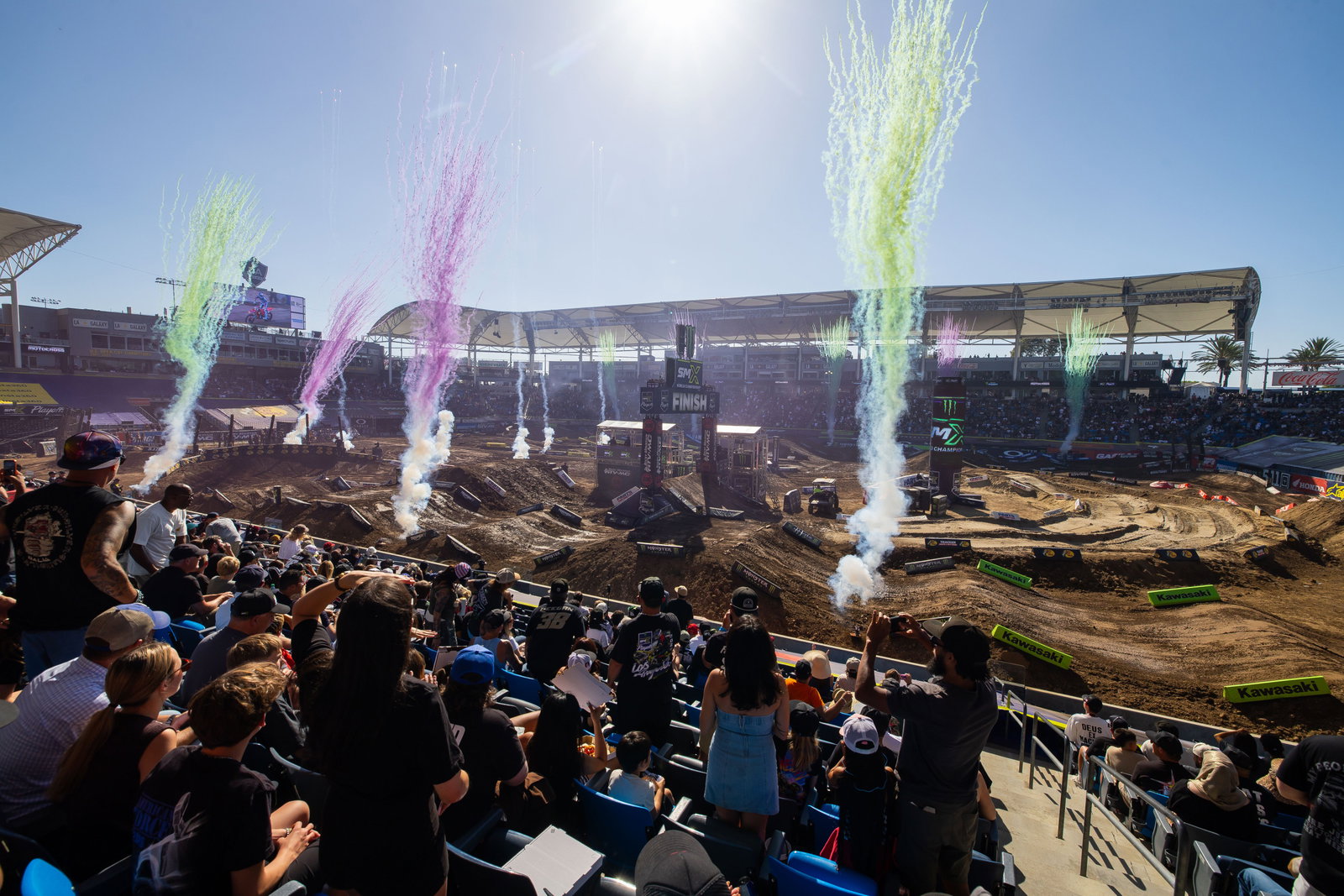 Julien Beaumer, Jorge Prado Deliver Red Bull KTM Sweep at SMX Playoff 2 in Southern California