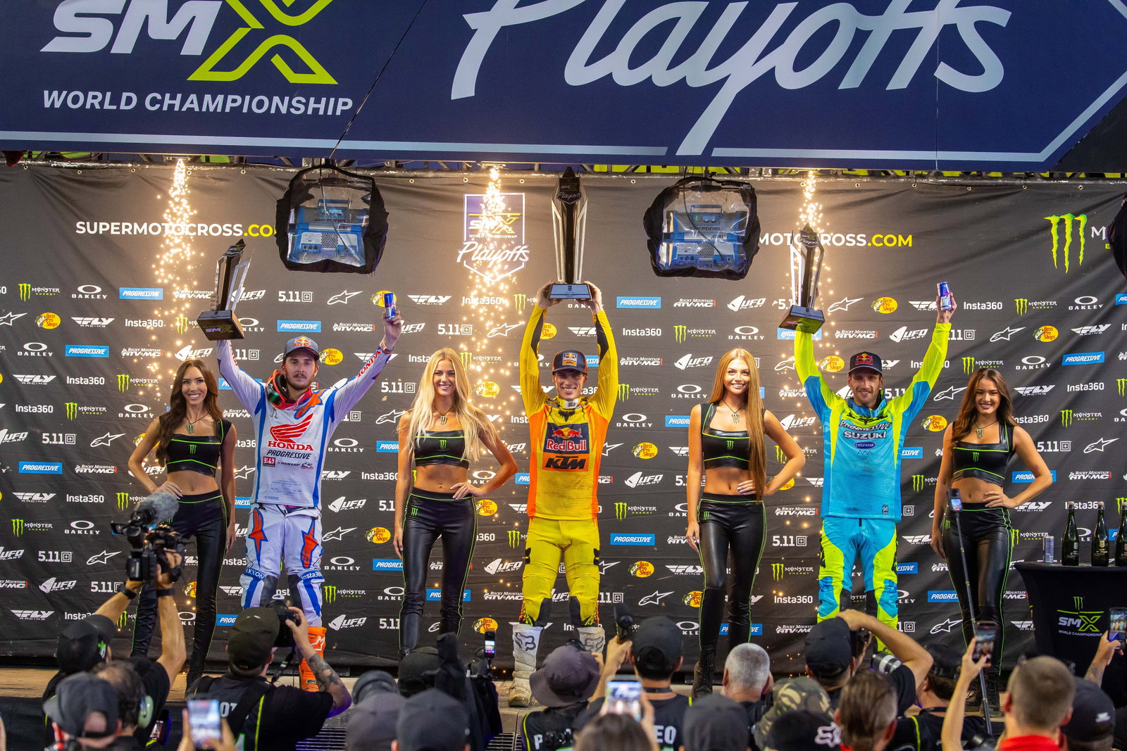  Lawrence, Prado, and Roczen.
