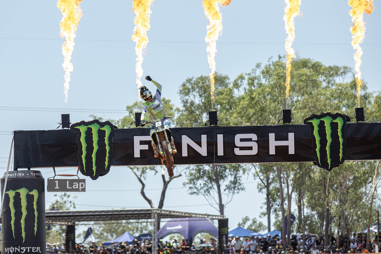 Camden McLellan, overall winner of the MX2 season finale and P2 in the championship behind his teammate Farres.