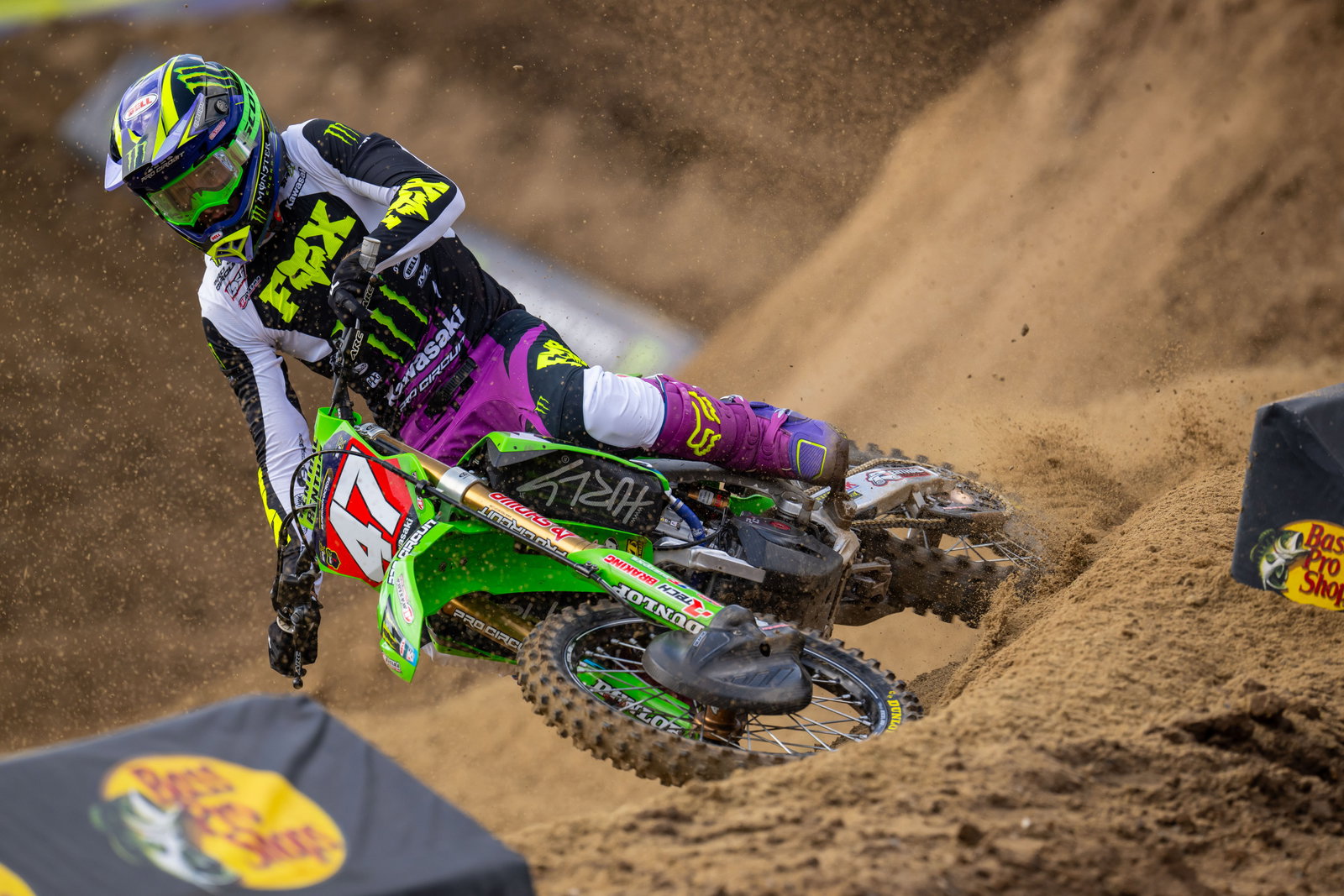 Levi Kitchen keeps the red plate heading into the SMX finale.