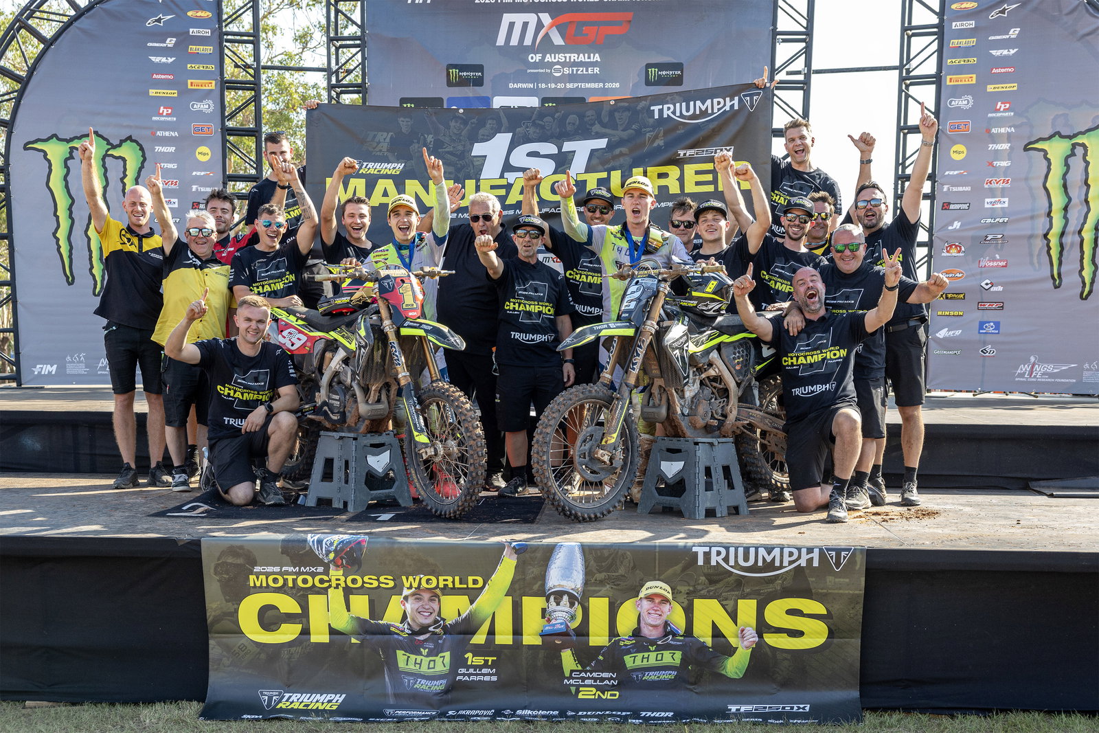 Farres and McLellan make history for Triumph.