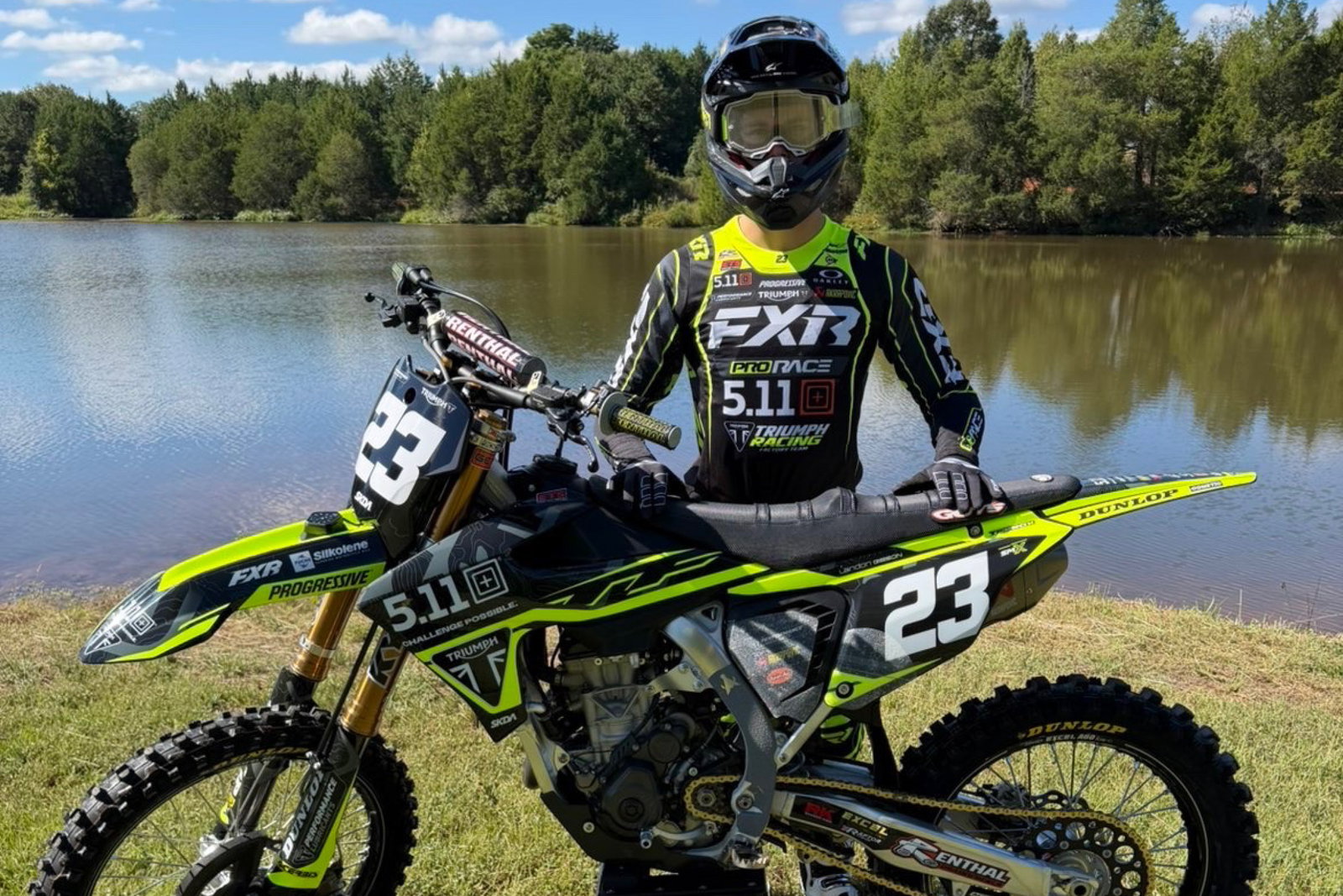 Landon Gibson Signs with Triumph for 2027 SMX Next Season