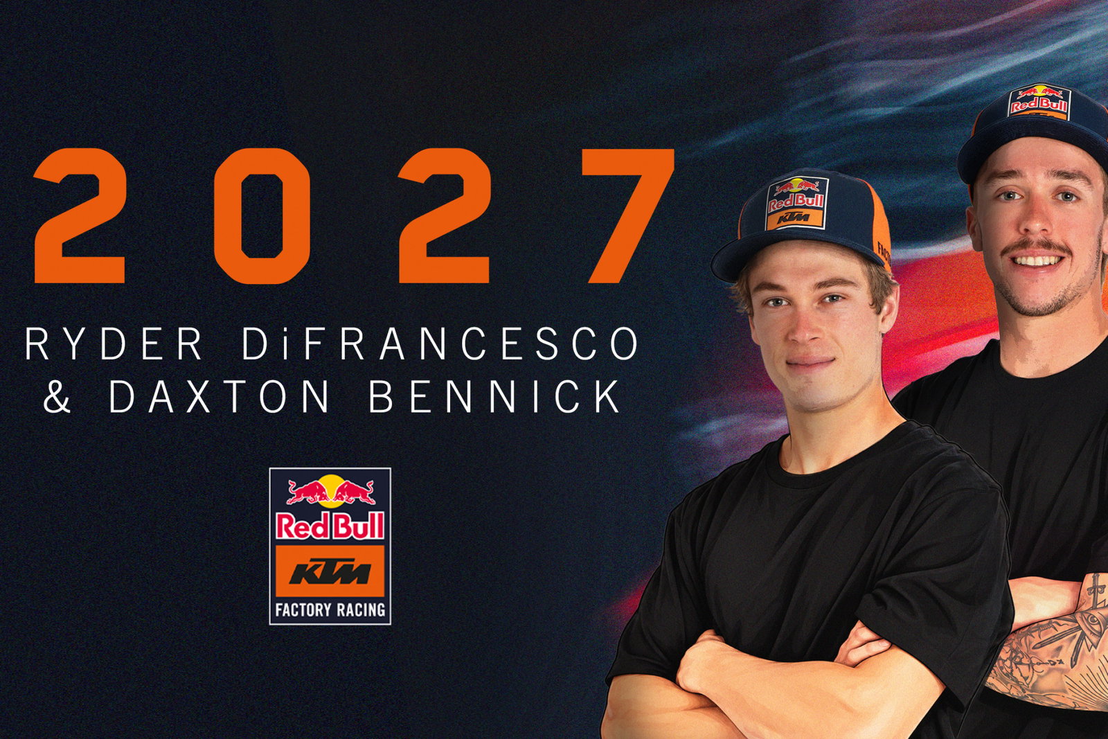 Ryder DiFrancesco and Daxton Bennick Sign with Red Bull KTM