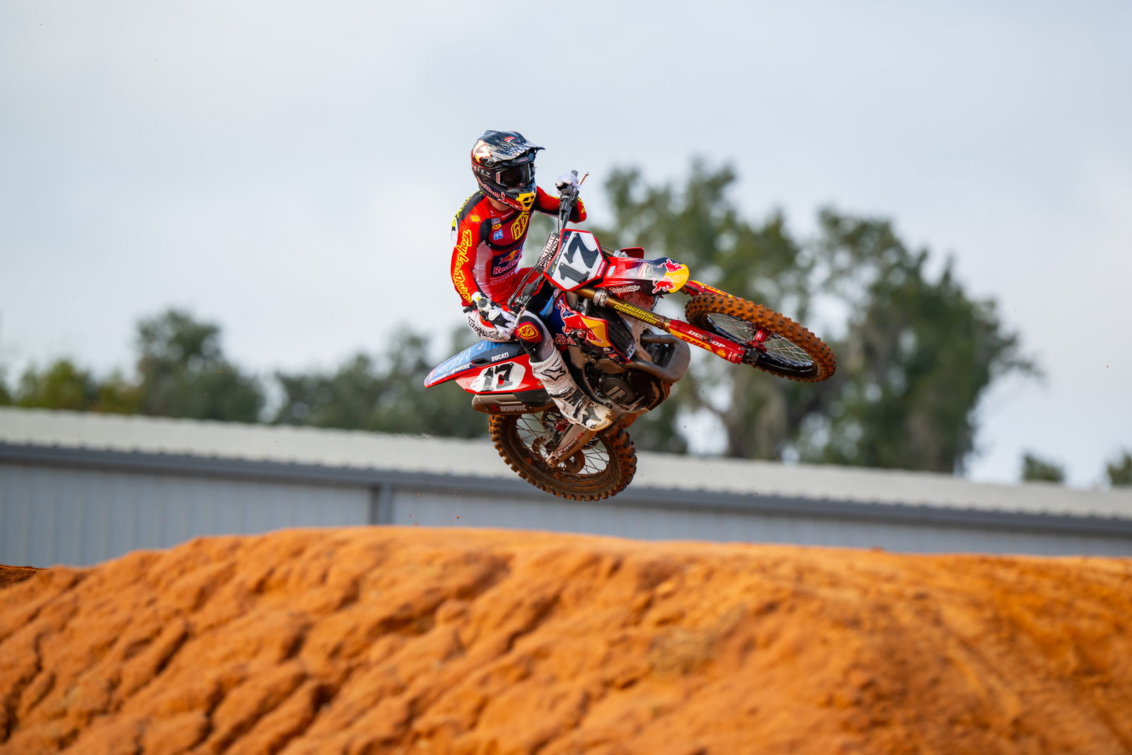 Joey Savatgy on his new Troy Lee Designs Red Bull Ducati.