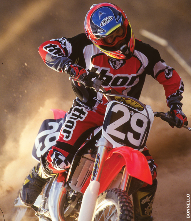 David Pingree riding in 1997 