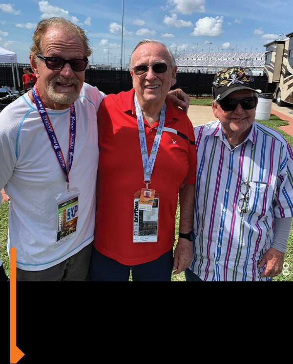 MX legends Tichenor, West, and Tip.