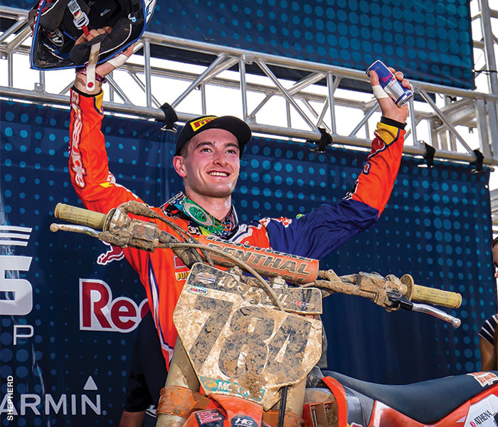 Jeffrey Herlings, the reigning FIM Motocross World Champion and current FMOTP (fastest man on the planet)
