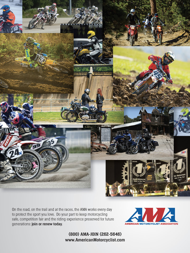 Racer X July 2019 - American Motorcyclist Association Advertisement
