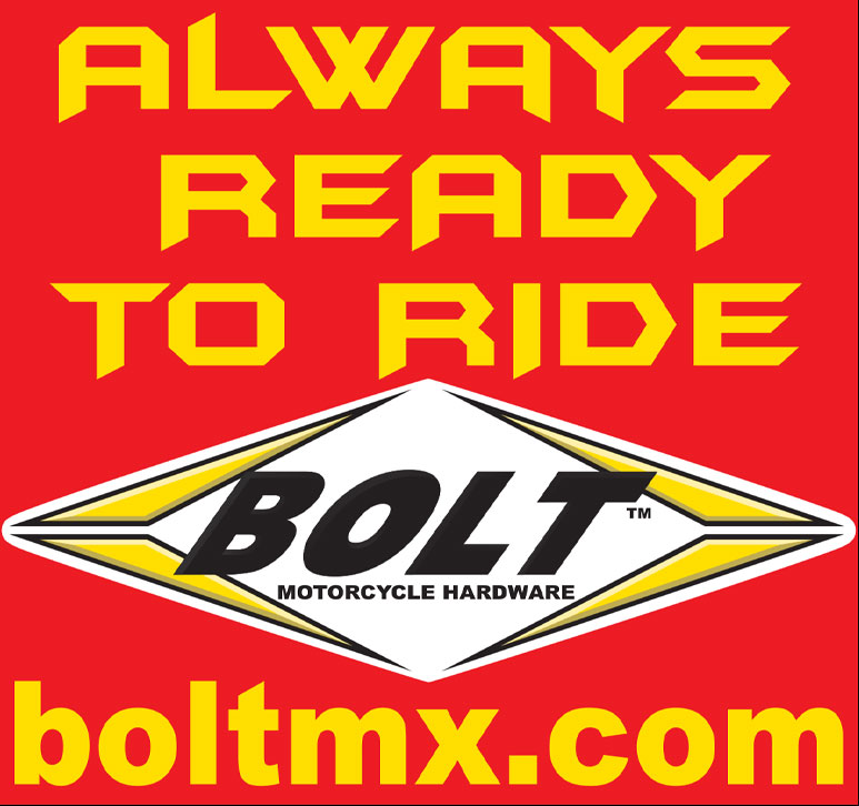 Racer X July 2019 - Bolt Motorcycle Hardware Advertisement