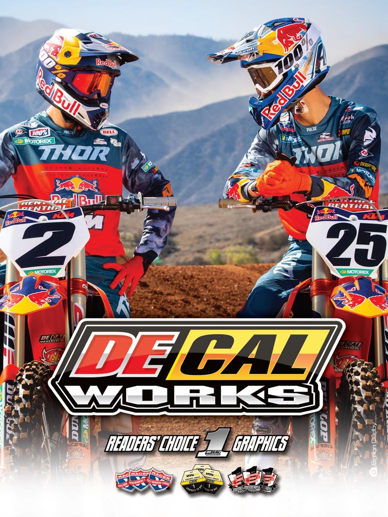 Racer X July 2019 - Decal Works Advertisement