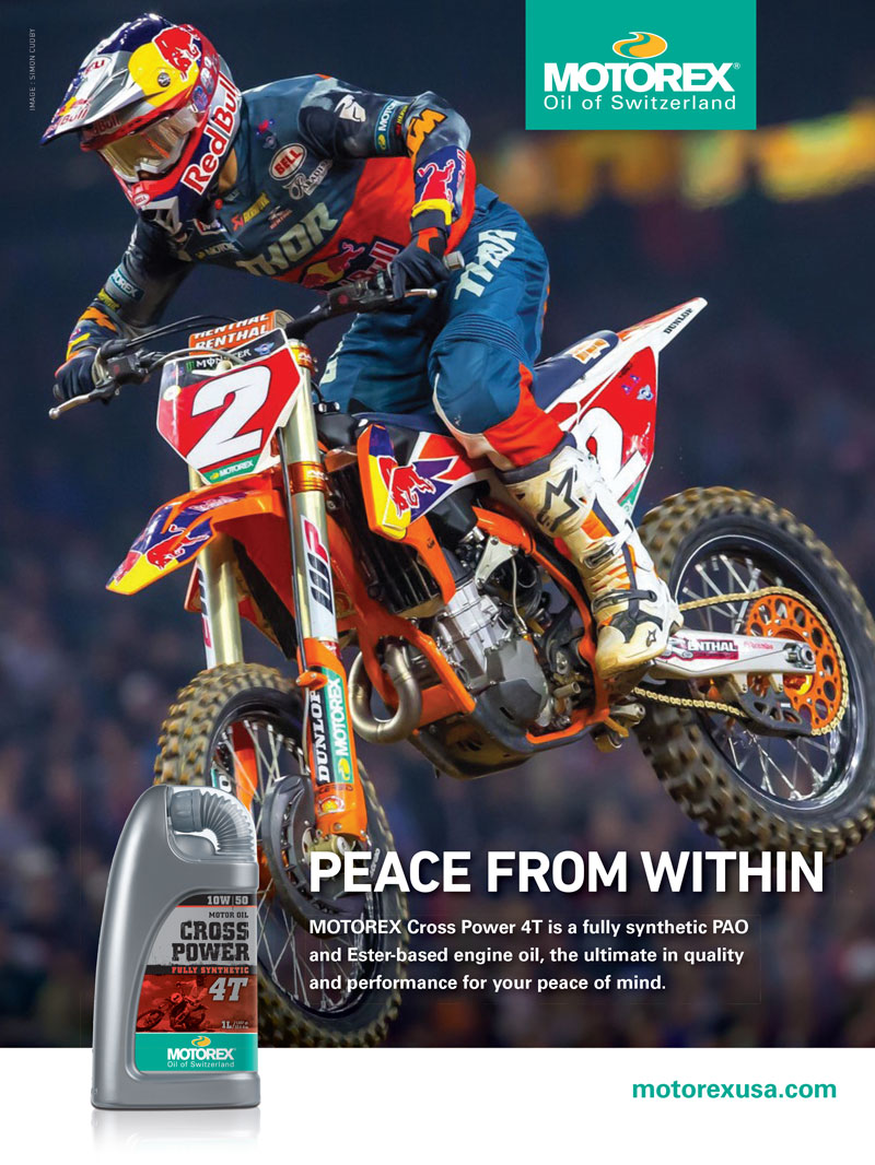 Racer X July 2019 - Motorex Advertisement