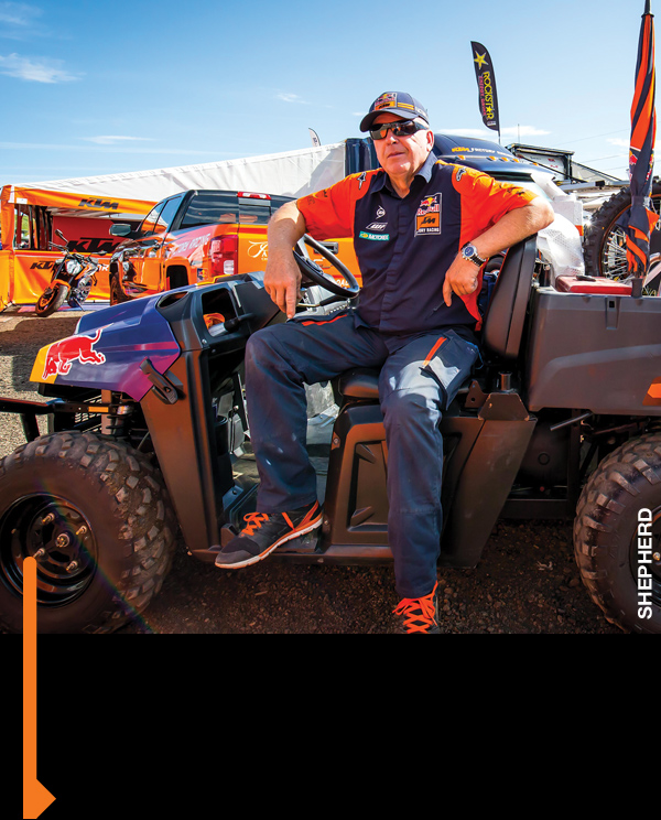 Don is KTM’s big-rig boss, SXS boss, and pit bouncer. 