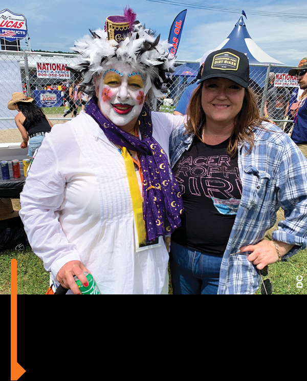 Our girl Belenda and our goddess Moto Clown at High Point!